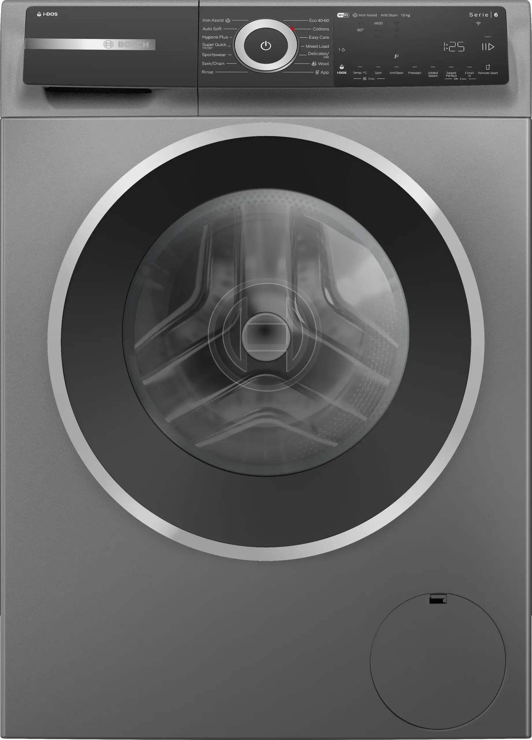 25846220_WGH254ARGB_STP_def.webp Bosch Series 6 Washing Machine 10 kg 1400 rpm Cast Iron Grey WGH254ARGB - Image 1
