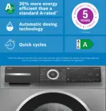 Bosch Series 6 Washing Machine 10 kg 1400 rpm Cast Iron Grey WGH254ARGB - Image 2