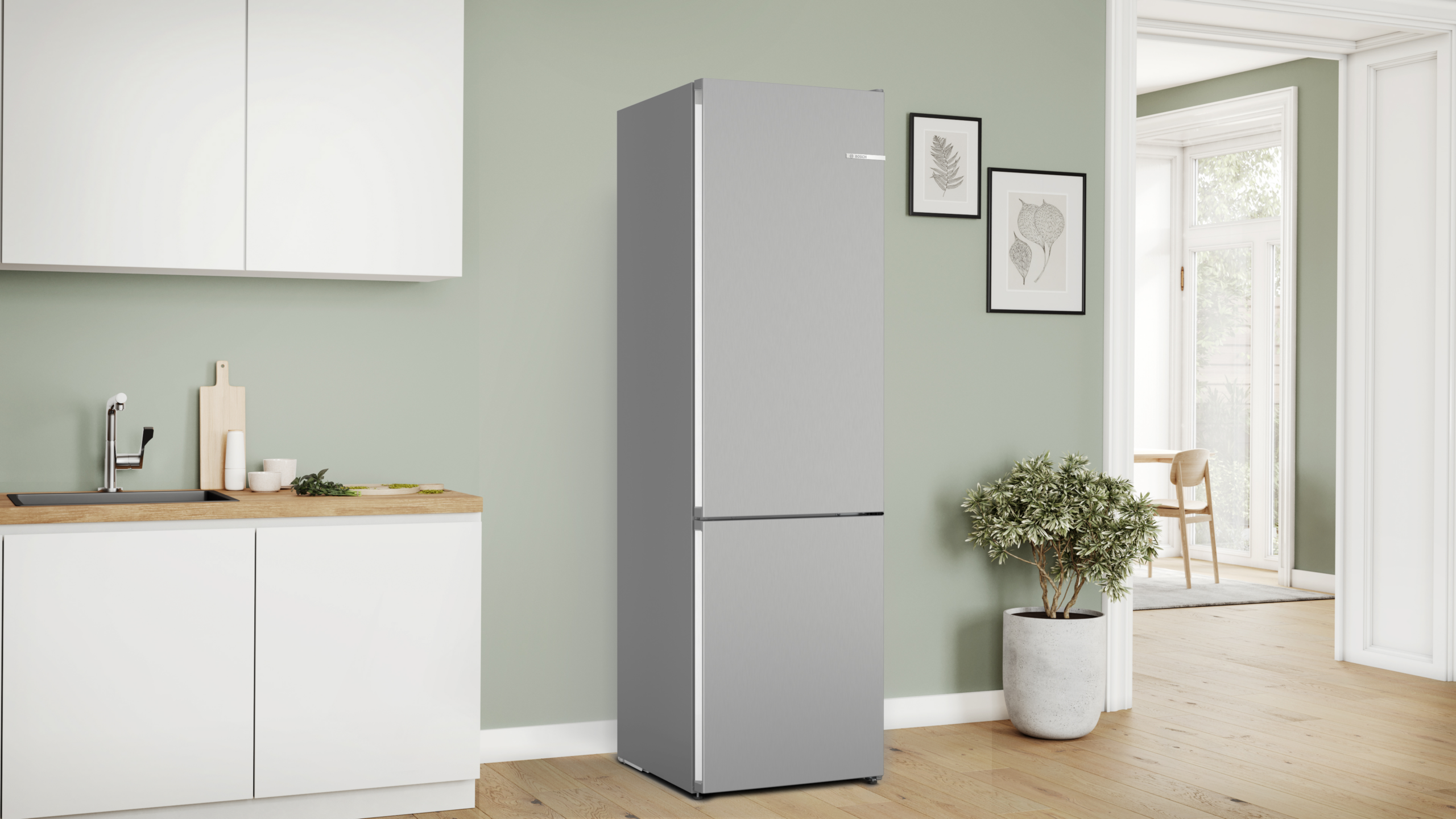 Bosch Series 4 KGN392LAF 363L Total No Frost Fridge Freezer Bosch Series 4 KGN392LAF 363L Total No Frost Fridge Freezer