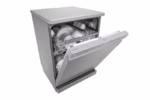 LG DF222FPS 60cm QuadWash TrueSteam Dishwasher Silver