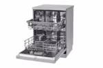 LG DF222FPS 60cm QuadWash TrueSteam Dishwasher Silver