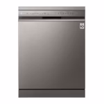 LG DF325FPS 60cm QuadWash TrueSteam Dishwasher Shiny Steel