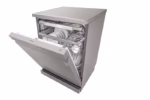 LG DF325FPS 60cm QuadWash TrueSteam Dishwasher Shiny Steel