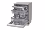 LG DF325FPS 60cm QuadWash TrueSteam Dishwasher Shiny Steel