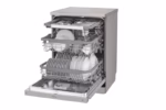 LG DF325FPS 60cm QuadWash TrueSteam Dishwasher Shiny Steel