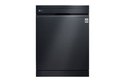 LG DF455HMS 60cm QuadWash TrueSteam Dishwasher Matte Black