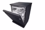 LG DF455HMS 60cm QuadWash TrueSteam Dishwasher Matte Black