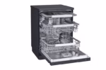 LG DF455HMS 60cm QuadWash TrueSteam Dishwasher Matte Black