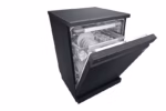 LG DF455HMS 60cm QuadWash TrueSteam Dishwasher Matte Black