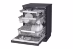 LG DF455HMS 60cm QuadWash TrueSteam Dishwasher Matte Black
