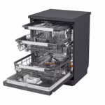 LG DF587HMS Series 7 QuadWash TrueSteam Dishwasher Black