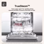 LG DF587HMS Series 7 QuadWash TrueSteam Dishwasher Black