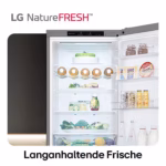 LG GBV3200CPY 387L NatureFRESH Fridge Freezer Prime Silver