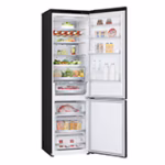 LG GBV7280AEV 387L NatureFRESH Fridge Freezer Black Steel