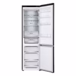 LG GBV7280AEV 387L NatureFRESH Fridge Freezer Black Steel