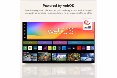 LG 55 inch OLED evo AI G6 4K Smart TV 2026