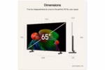 LG 65 inch OLED AI B6 4K Smart TV 2026
