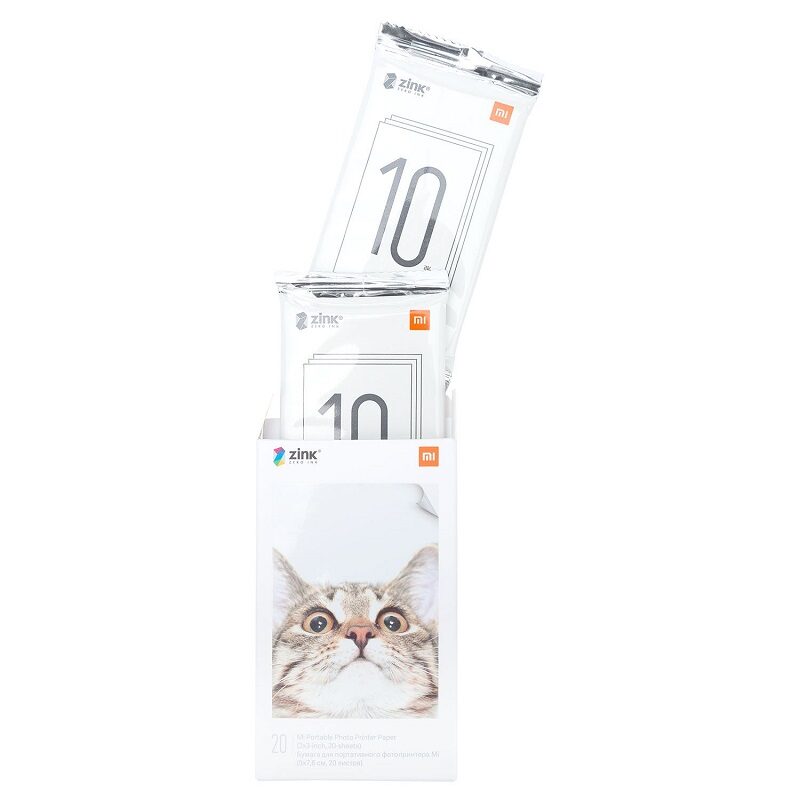 501133.jpg Mi Portable Photo Printer Paper 20 sheets - Image 1