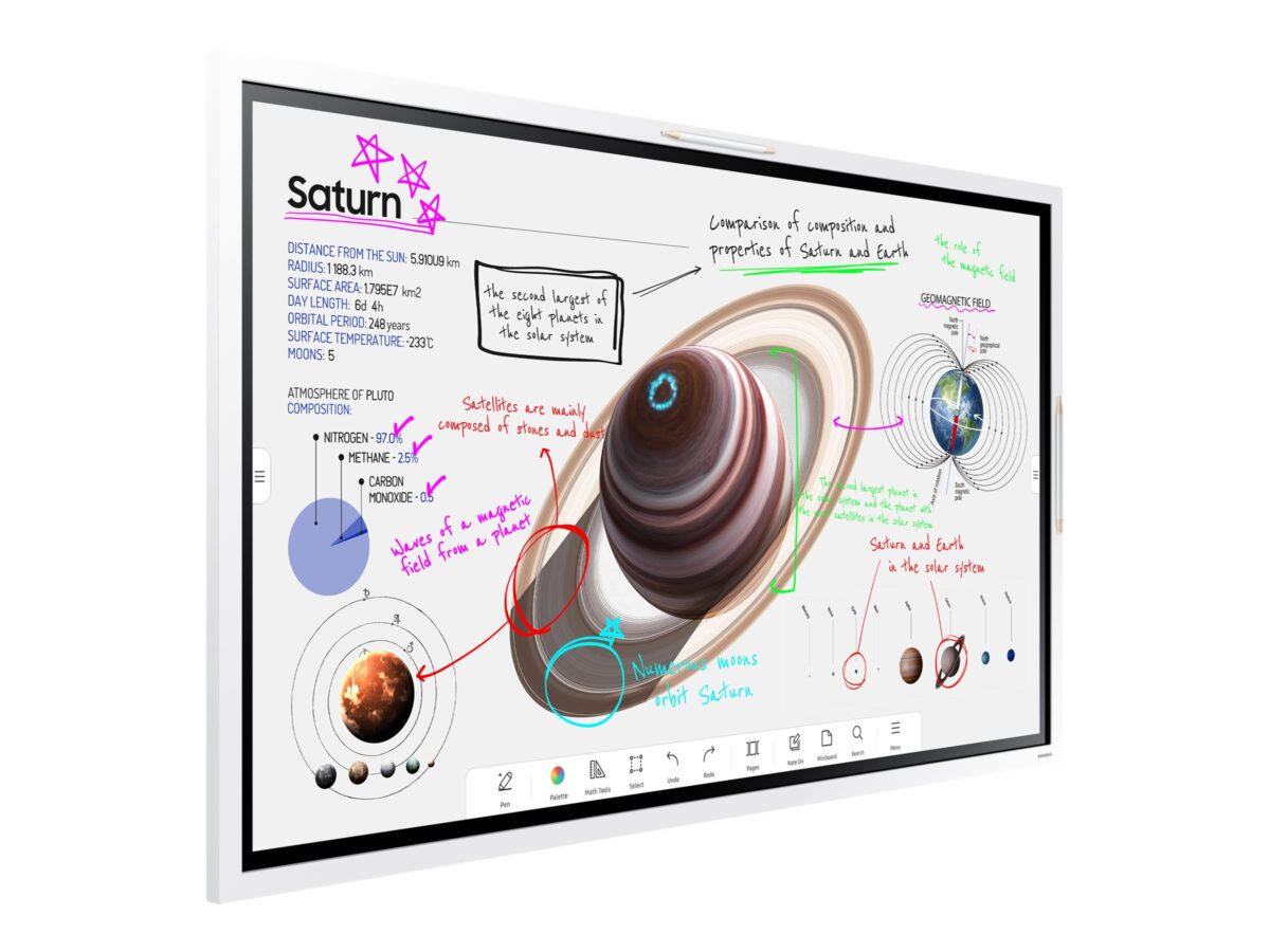 675426-1.jpg Samsung Flip Pro WM55B – 55″ 4K UHD Touch Display with Tizen 6.5 & 20-Point Multi-Touch - Image 1
