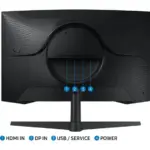 SAMSUNG LS27CG552EUXEN Odyssey G5 G55C Curved Gaming Monitor, 27" - Image 4