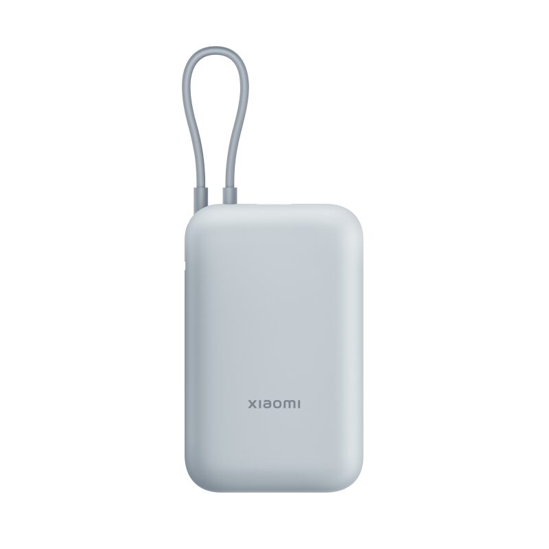 741689-6.jpg Xiaomi Power Bank 22.5W 10000mAh (Integrated Cable) Ice Blue - Image 1