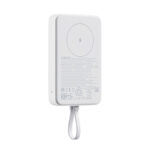 Xiaomi 33W Magnetic Power Bank 10000mAh (Integrated Cable) White - Image 2