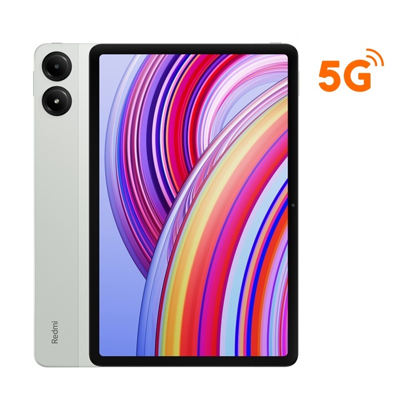 REDMI_PAD_PRO_5G_GREEN-1.jpg Redmi Pad Pro 5G 12.1" Tablet, 6/128GB, Mint Green - Image 1