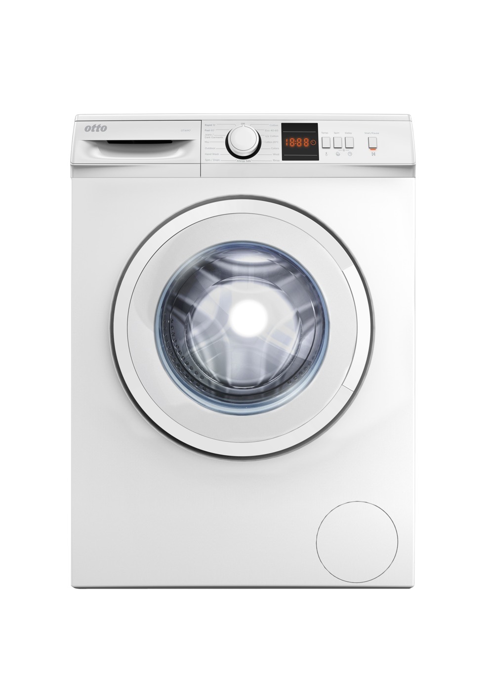 otto-otwm7 OTTO OTWM7 – 7 kg Washing Machine, 1000 rpm – White - Image 1