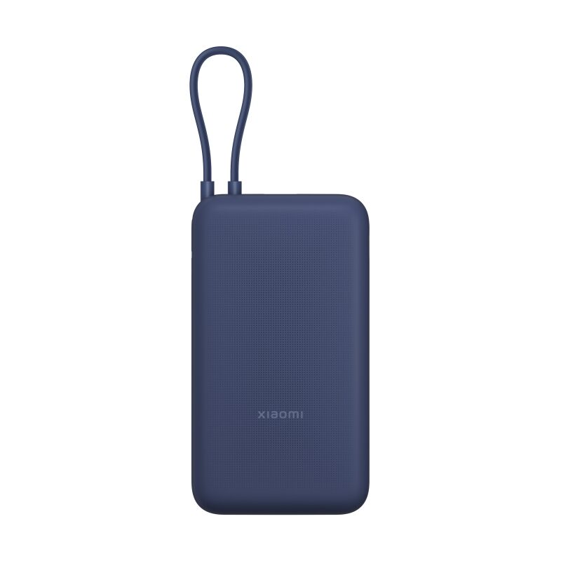 product-745309-main.jpg Xiaomi 33W Power Bank 20000mAh (Integrated Cable) Blue - Image 1
